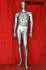 Mannequins Male With head (Faceless) Silver Standing
