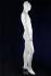 Mannequins Male With head (Faceless) White shining Standing Slim