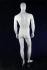 Mannequins Male With head (Faceless) White shining Standing Slim