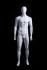 Mannequins Male With head (Faceless) White shining Standing Slim
