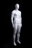 Mannequins Male With head (Faceless) White shining Standing Slim