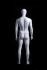 Mannequins Male With head (Faceless) White shining Standing Slim