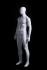 Mannequins Male With head (Faceless) White shining Standing Slim