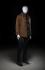 Mannequins Male With head (Faceless) White shining Standing Slim
