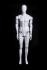 Mannequins Male With head (Faceless) White shining Standing Slim