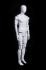 Mannequins Male With head (Faceless) White shining Standing Slim