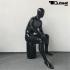 Mannequins Male With head (Faceless) black shining Christopher Sporty