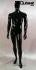 Mannequins Male With head (Faceless) black shining Standing Slim