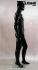 Mannequins Male With head (Faceless) black shining Standing Slim