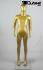 Mannequins With head (Faceless) Gold Standing Till Slim
