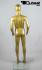 Mannequins With head (Faceless) Gold Standing Till Slim