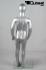 Mannequins With head (Faceless) Silver Standing Phillip Slim