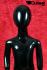 Mannequins With head (Faceless) black shining Standing Slim
