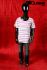 Mannequins With head (Faceless) black shining Standing
