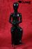 Mannequins With head (Faceless) black shining