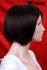 Perücken Damen Kurz schwarz-rot Kanekalon Seitenscheitel Pony Glatt Strähnchen Alltag Stylisch 80er Jahre Party