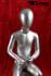 Schaufensterpuppen Unisex Kind mit Kopf, Gesichtslos Silber sitzend Danny Schlank