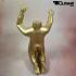 Schaufensterpuppen Unisex Kind ohne Kopf Gold sitzend Leo Schlank