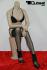Sitzende Schaufensterpuppe / Mannequin headless haut