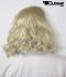 Wigs Men Shoulder-length blonde wavy