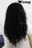 Wigs Women Long black Real hair Middle parting Curly trendy