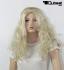 Wigs Women Shoulder-length blonde wavy